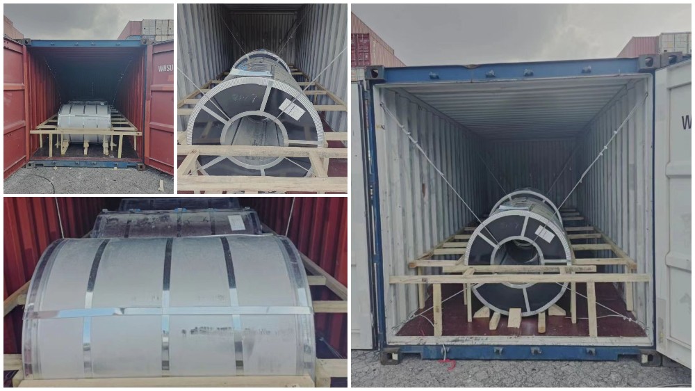 exportación de bobinas de acero
